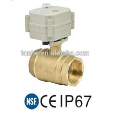 2 Way 1-1/4′ ′brass Electric Actuator Control Ball Valve